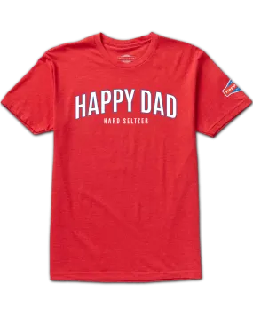 Happy Dad Arch Tee (Red)