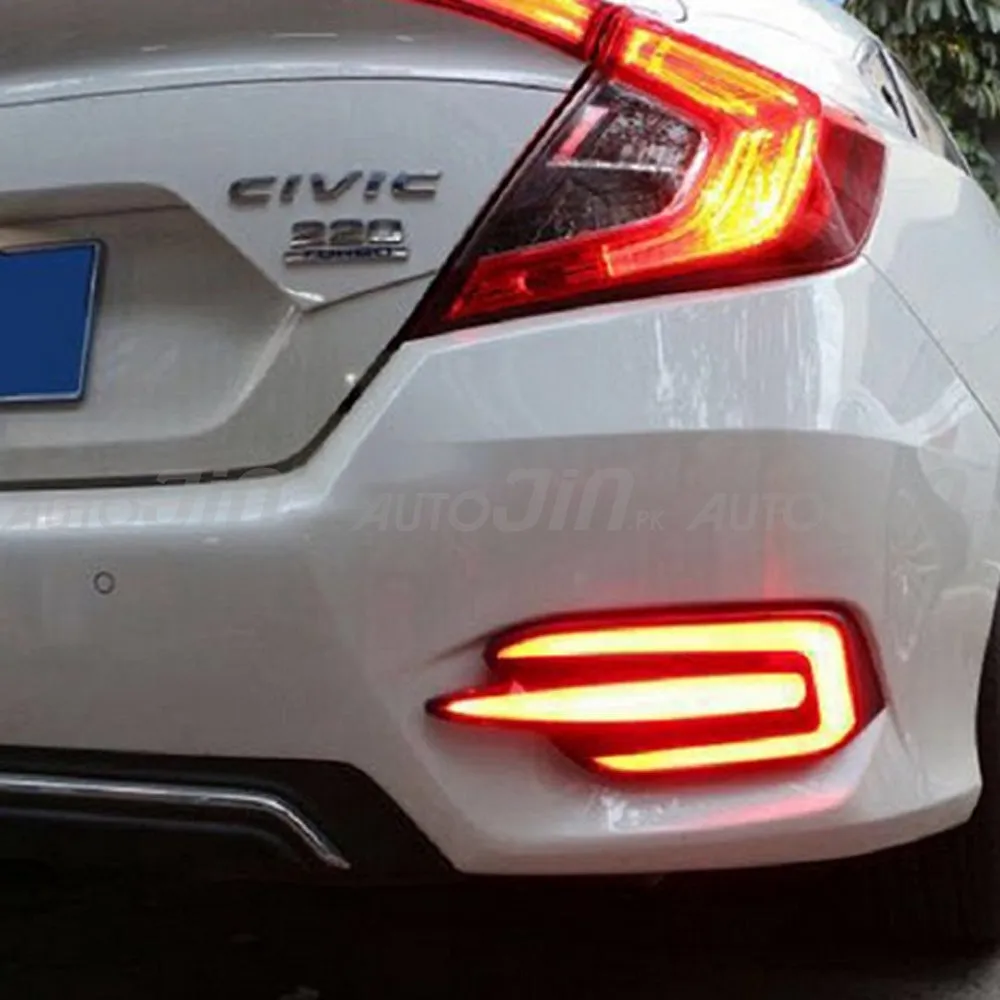 Honda Civic 2016-21 Rear Bumper Lava LED Reflector Light