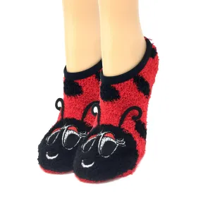 Lady Lady Bug Sock Slippers