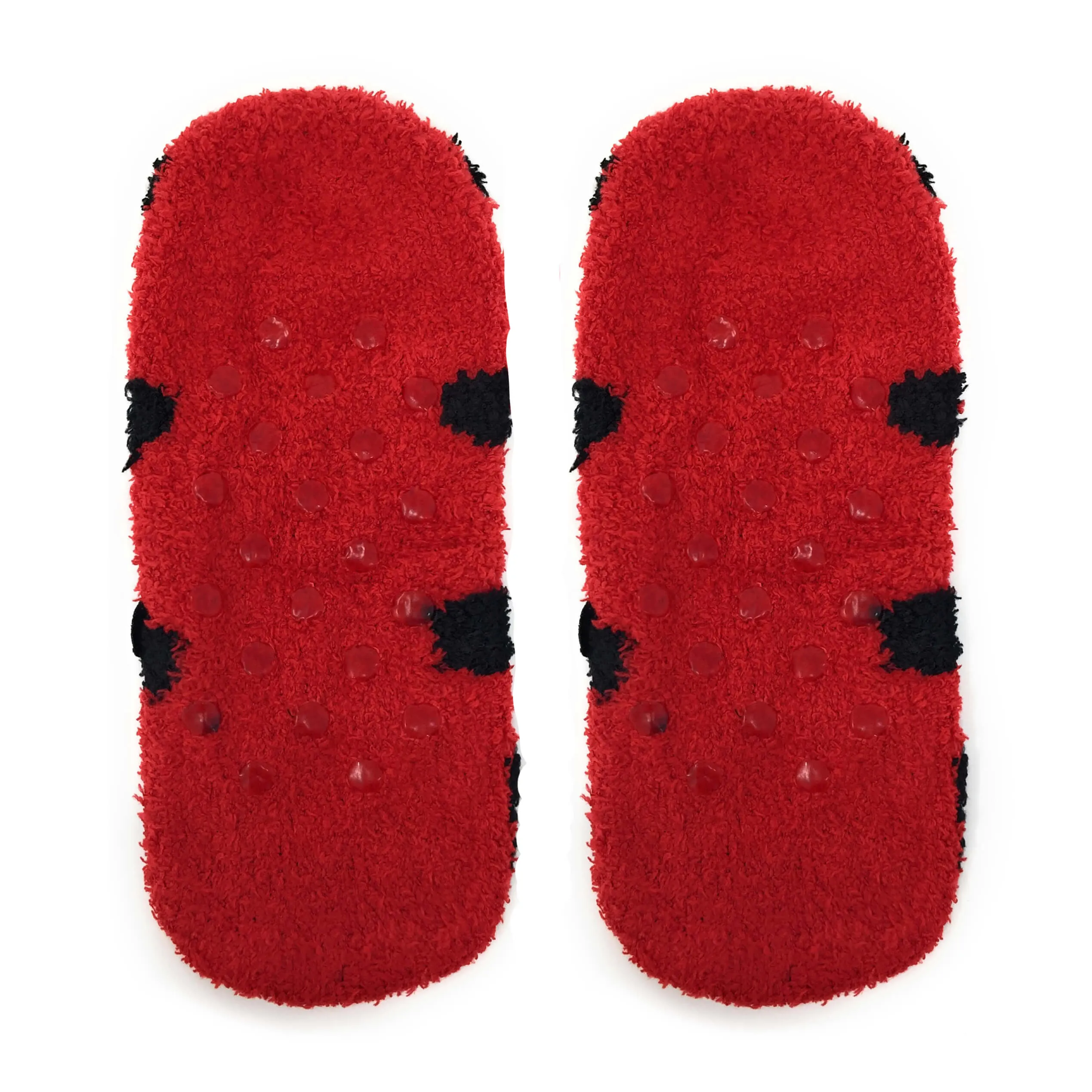 Lady Lady Bug Sock Slippers