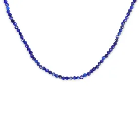 LAPIS LAZULI BEADED NECKLACE