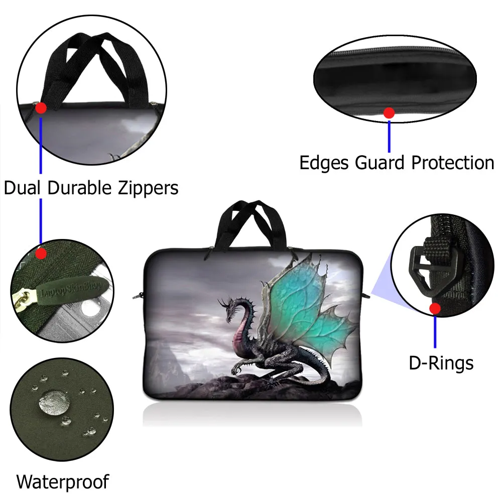 Laptop Notebook Sleeve Carrying Case with Carry Handle – Flying Dragon