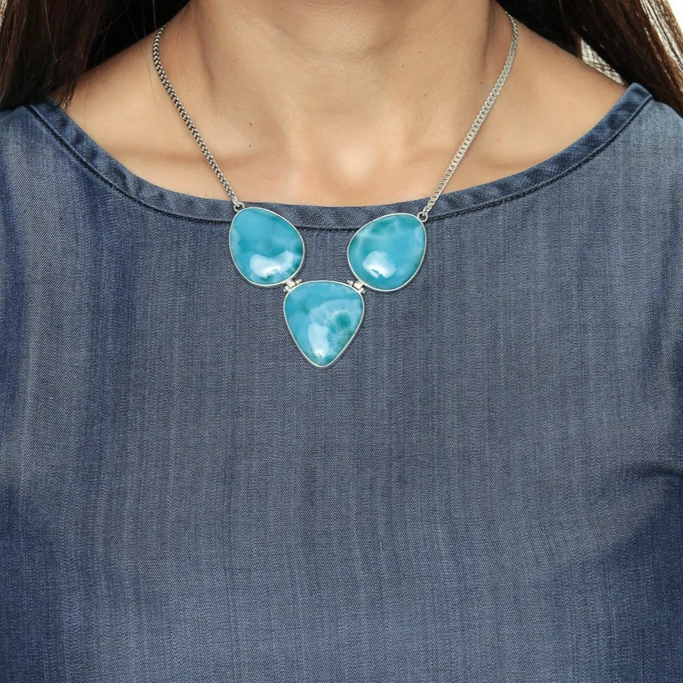 Larimar Necklace Mafa