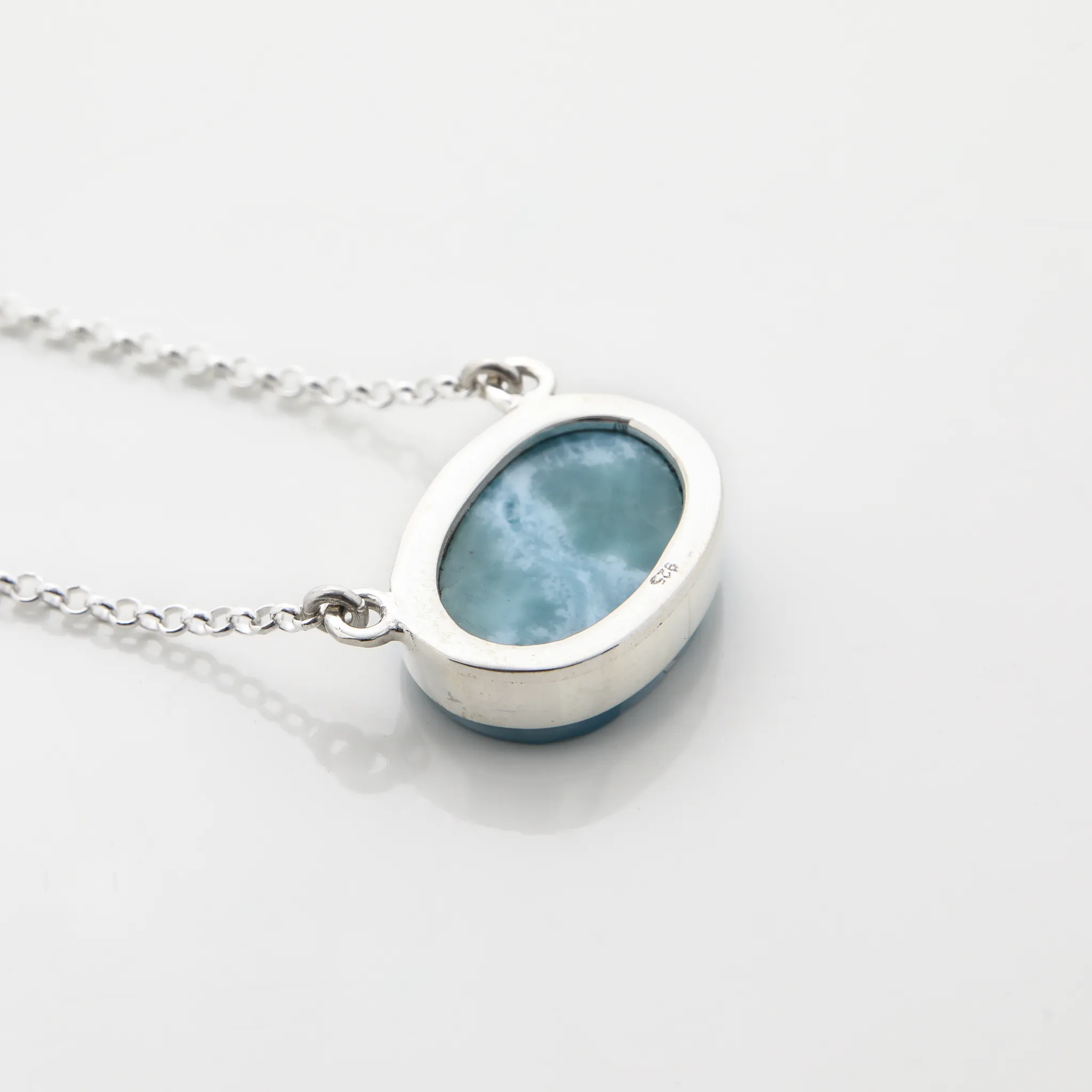 Larimar Oval Necklace