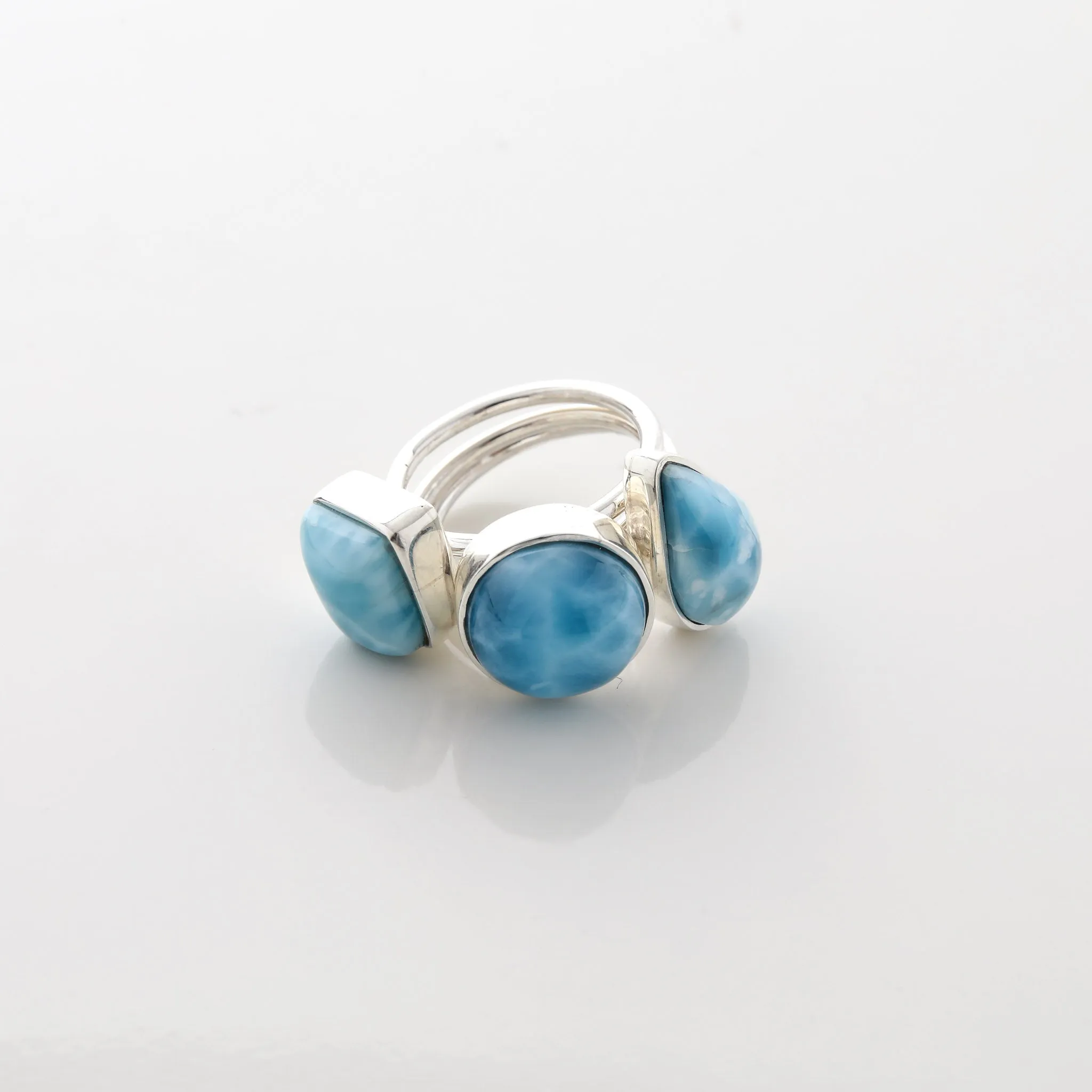 Larimar Ring Trio Esme