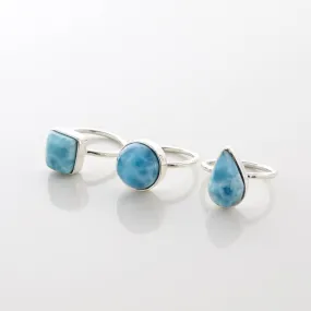 Larimar Ring Trio Esme