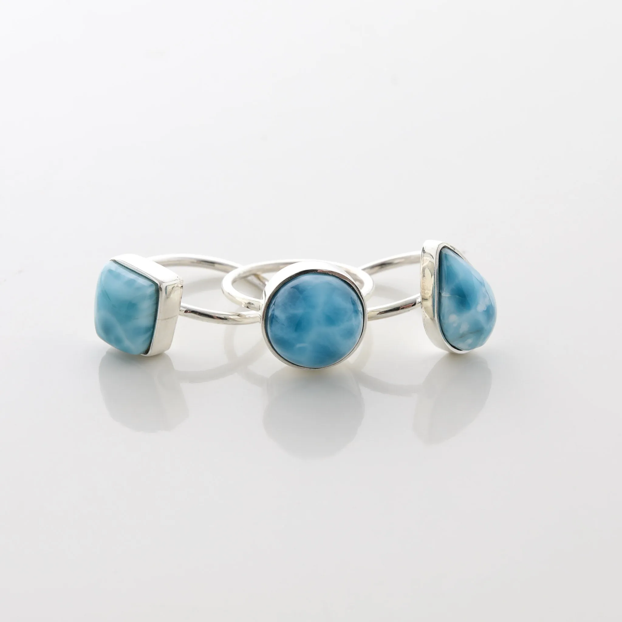 Larimar Ring Trio Esme