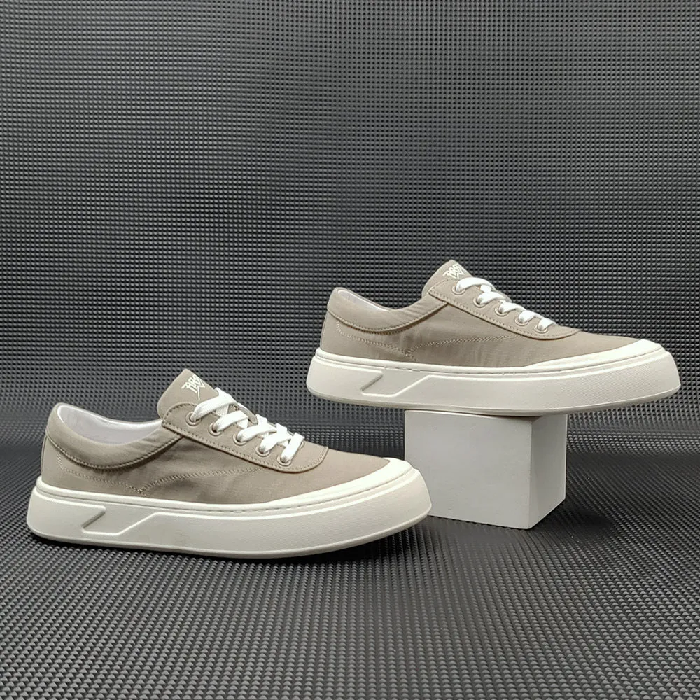 Men Fashion Breathable Canvas Flat Casual Shoes