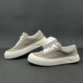 Men Fashion Breathable Canvas Flat Casual Shoes