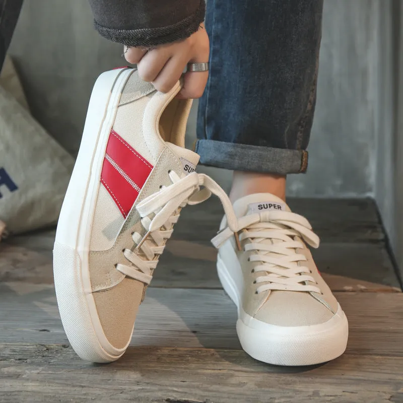 Men Fashion Casual Canvas Skate Shoes