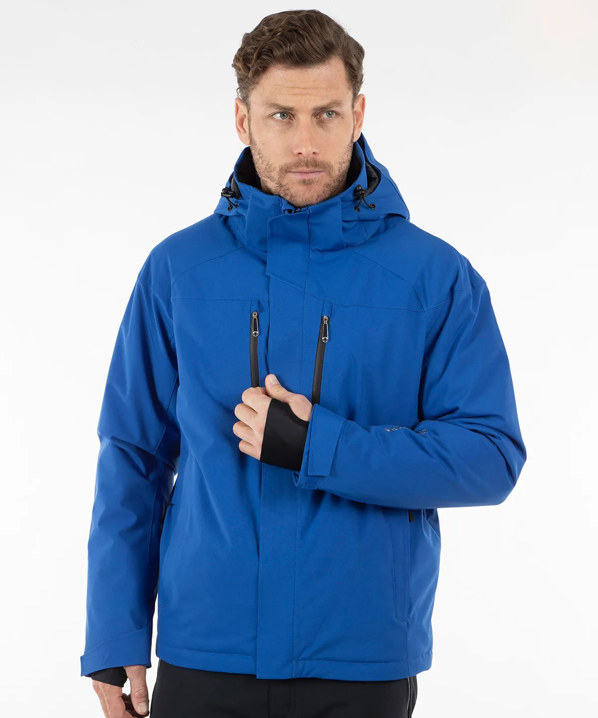 Men's Vibe Waterproof Insulated Stretch Jacket with Removable Hood