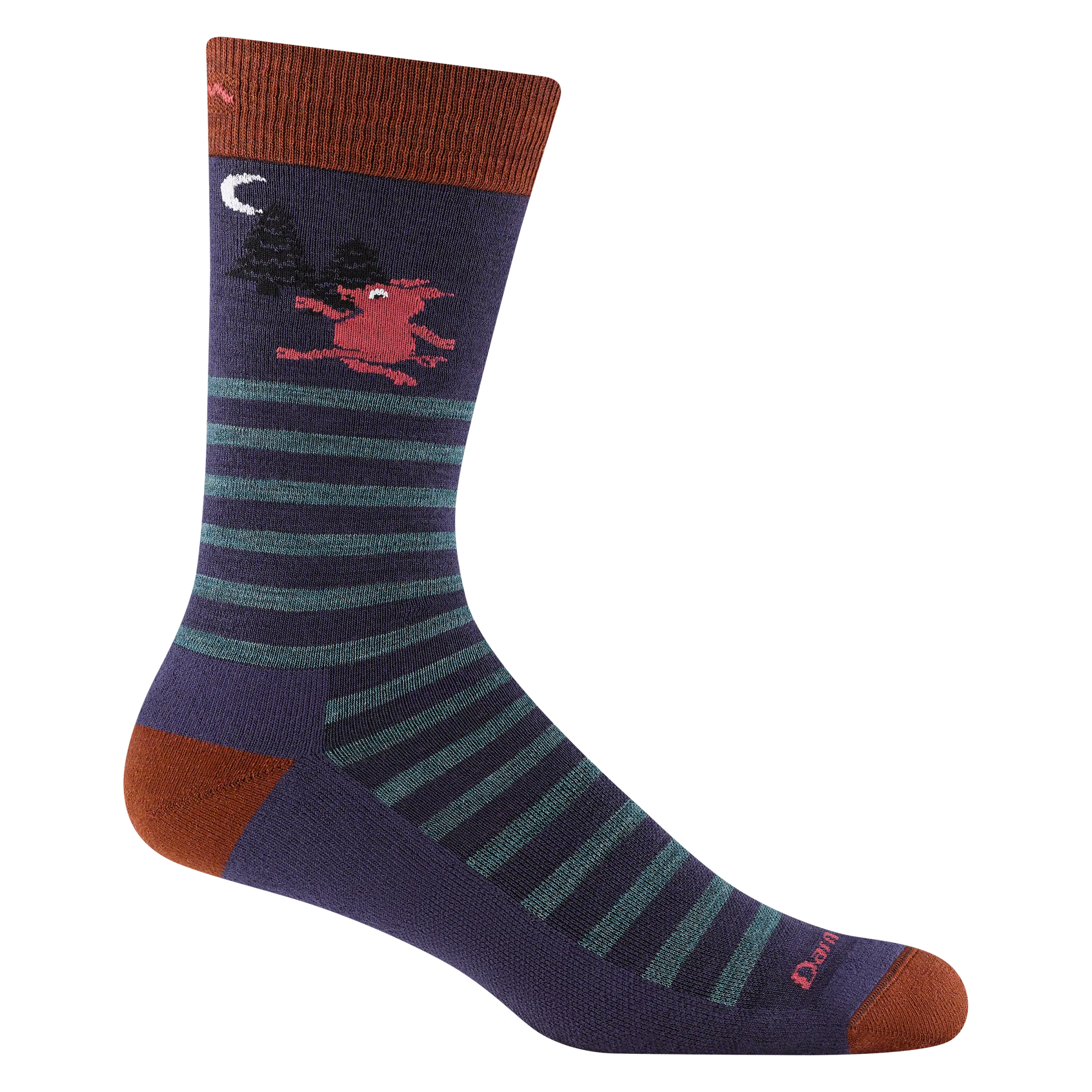 Men's Wild Life Crew  Lightweight Lifestyle Sock