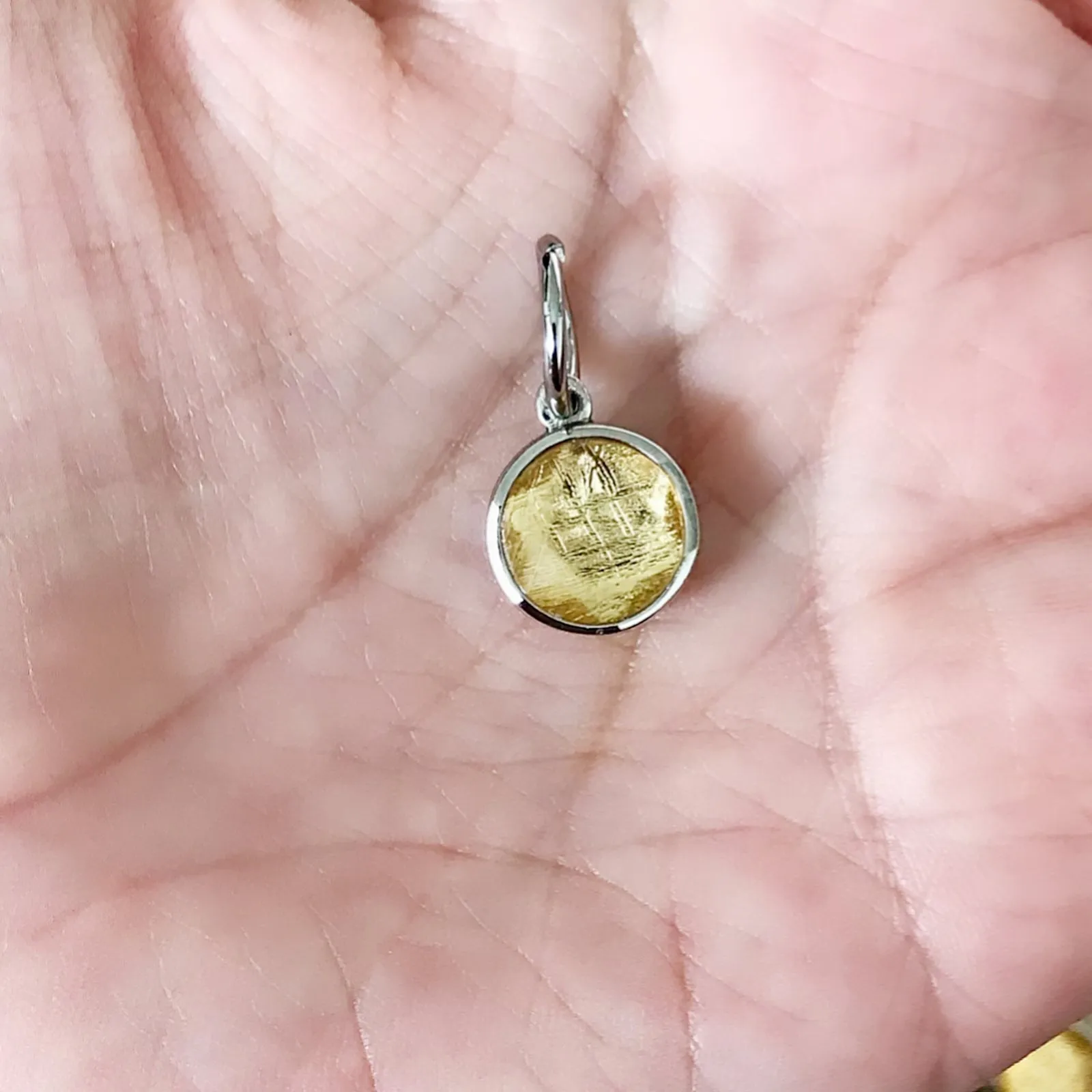 Meteorite (Yellow Gold) Charm