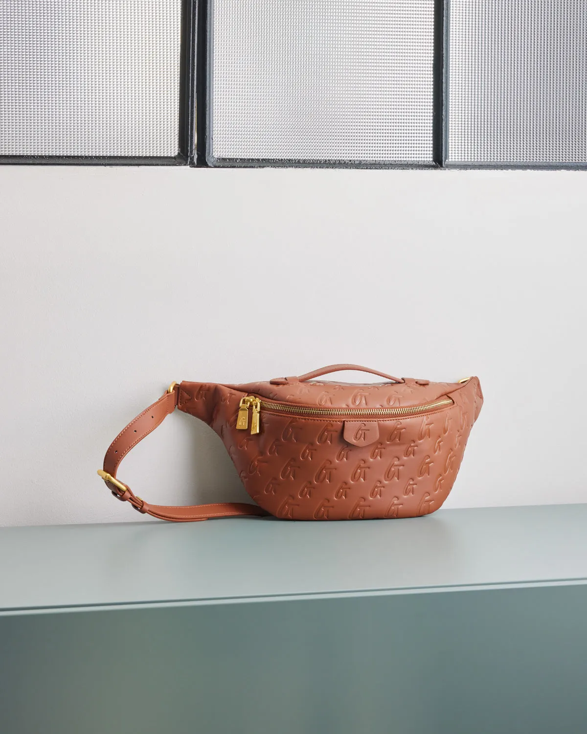 MONOGRAM FANNY PACK MATTE BROWN