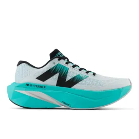 New Balance SuperComp Trainer v3 Men's Running Shoes White with Cyber Jade AW24