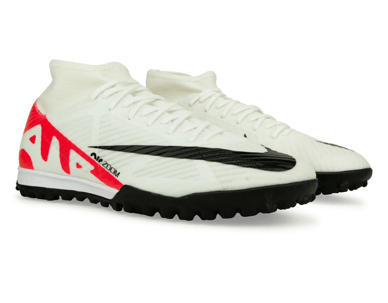 Nike Men's Zoom Mercurial Superfly 9 Academy TF White/Red