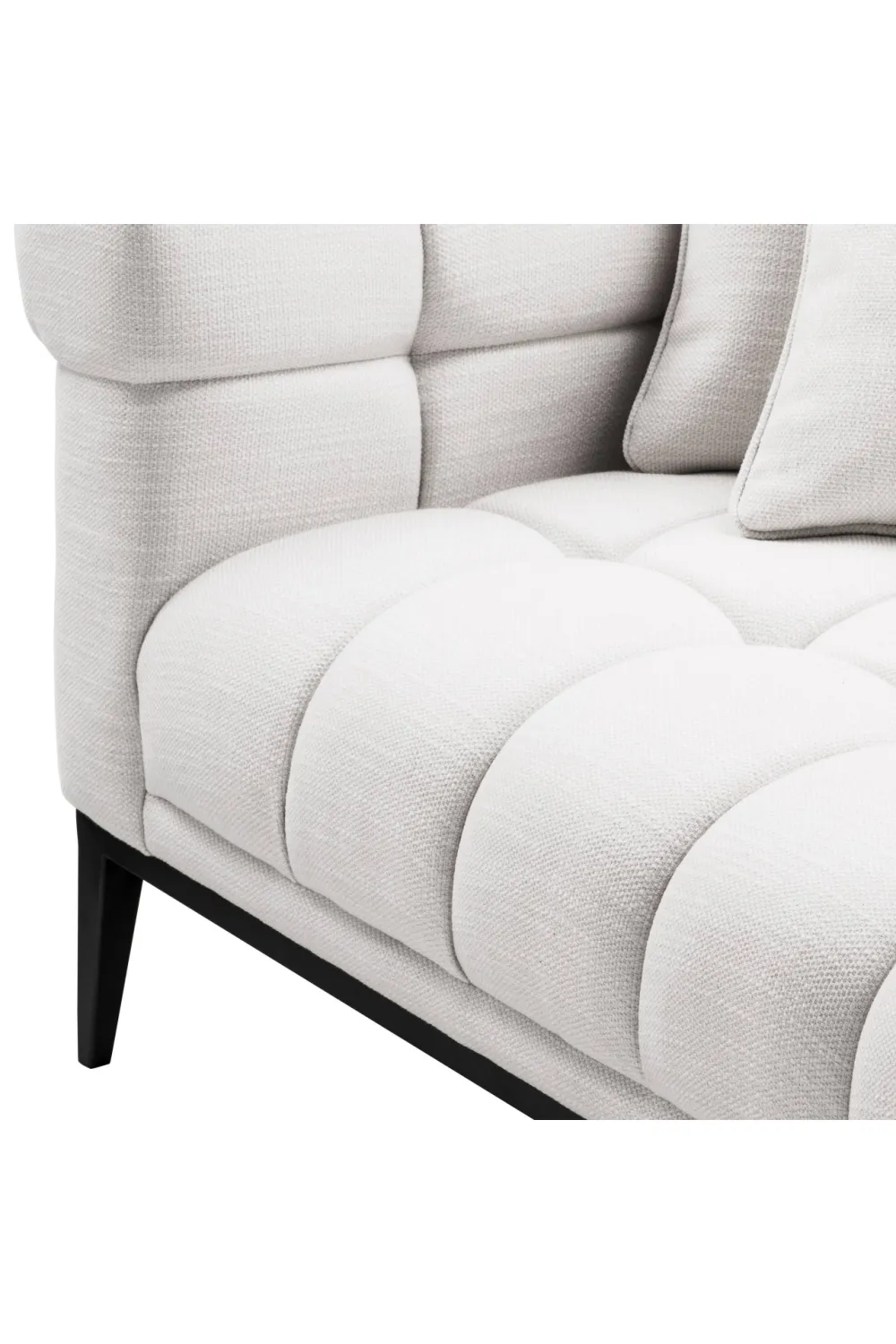 (Open Box)  White Tufted Sofa | Eichholtz Aurelio