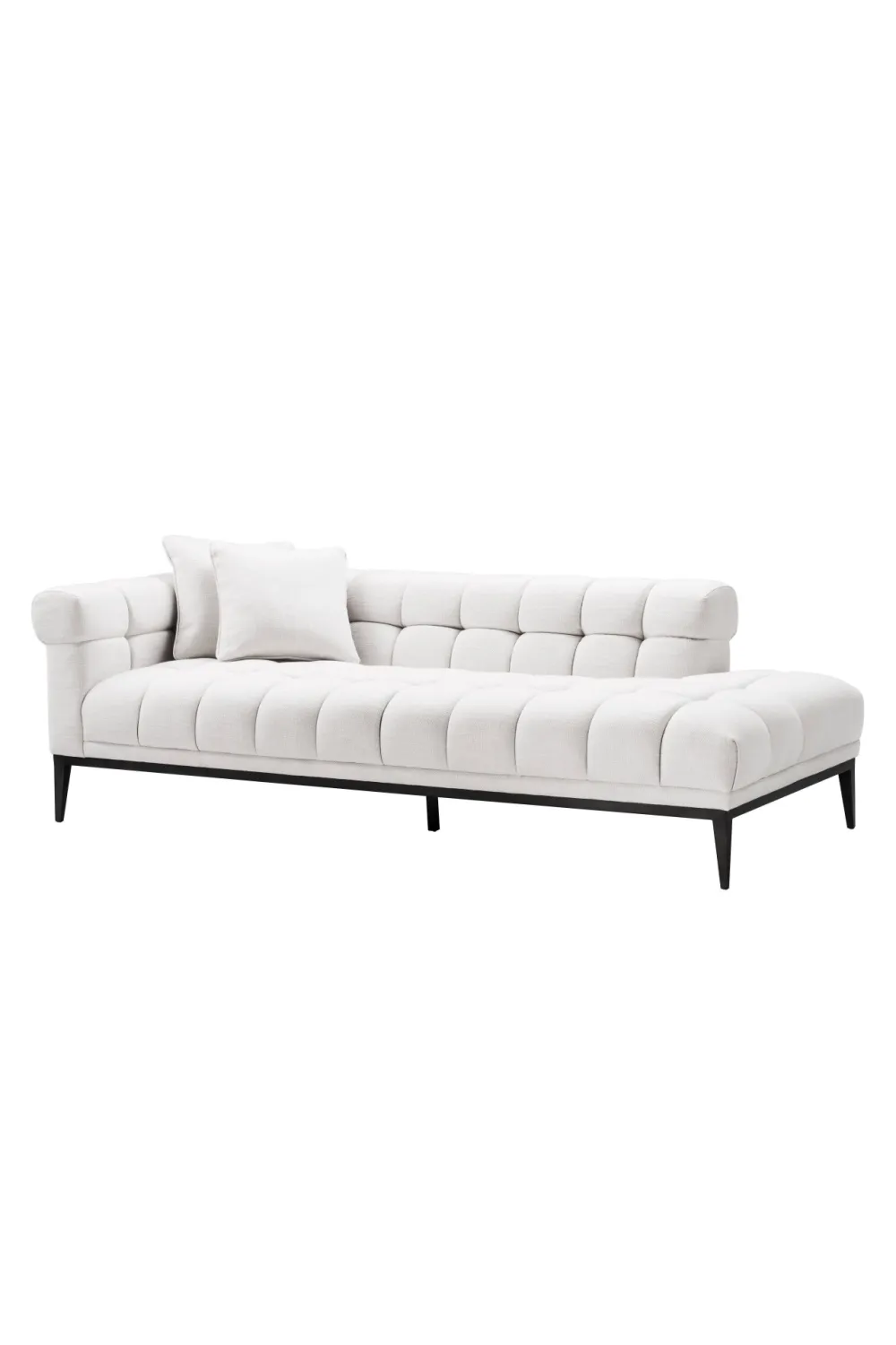 (Open Box)  White Tufted Sofa | Eichholtz Aurelio