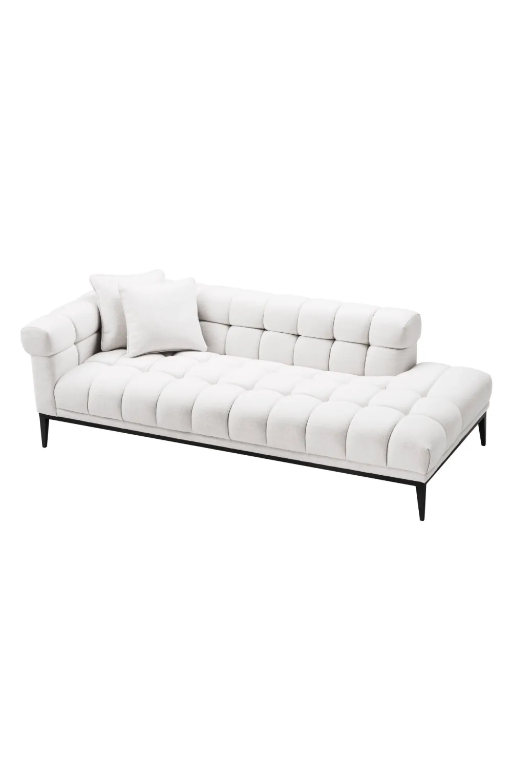 (Open Box)  White Tufted Sofa | Eichholtz Aurelio