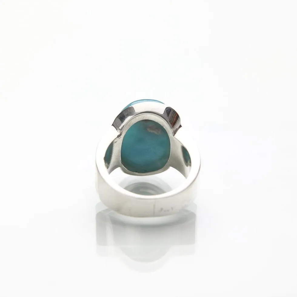 Oval Larimar Ring Kira