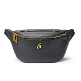 PEBBLE FANNY PACK BLACK