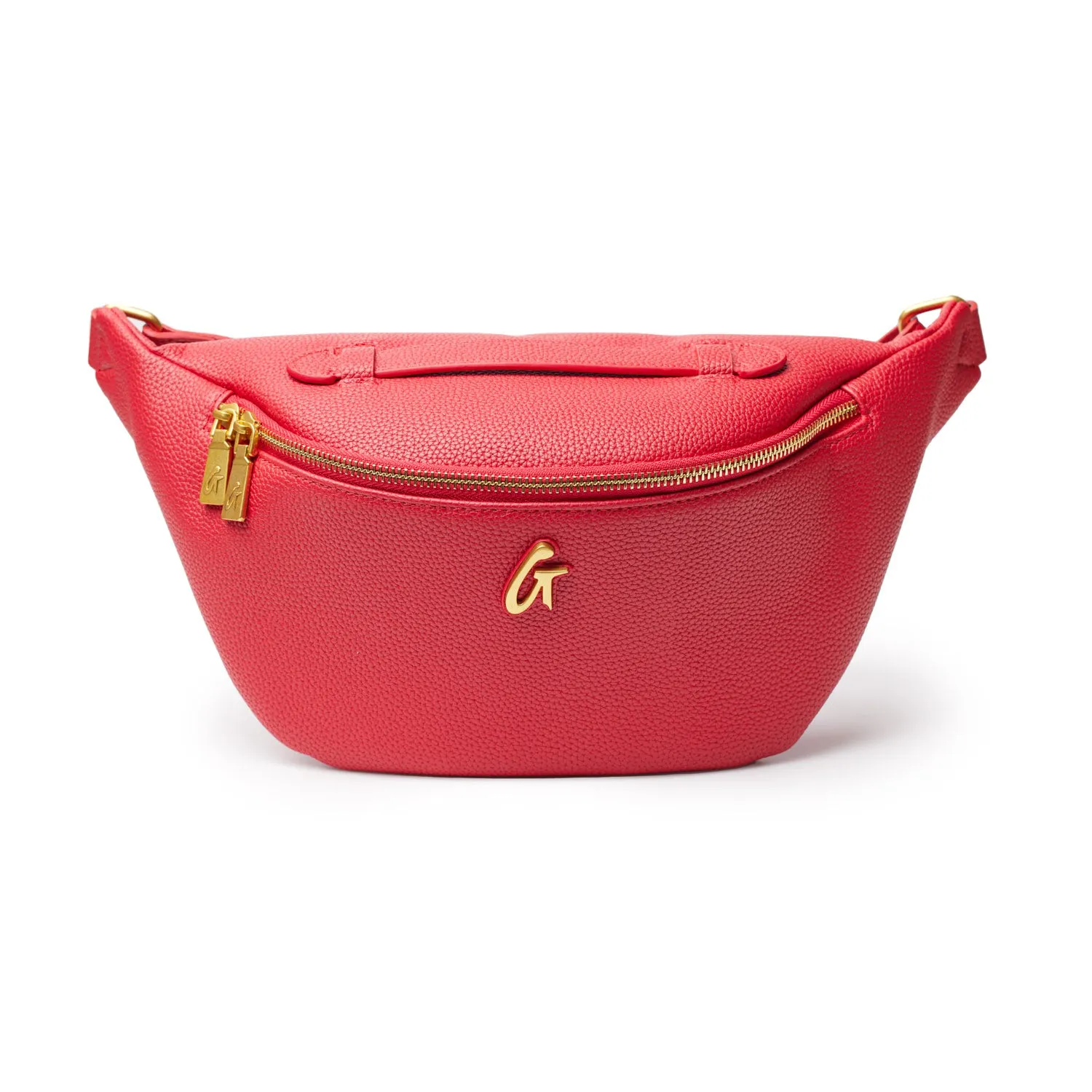 PEBBLE FANNY PACK RED