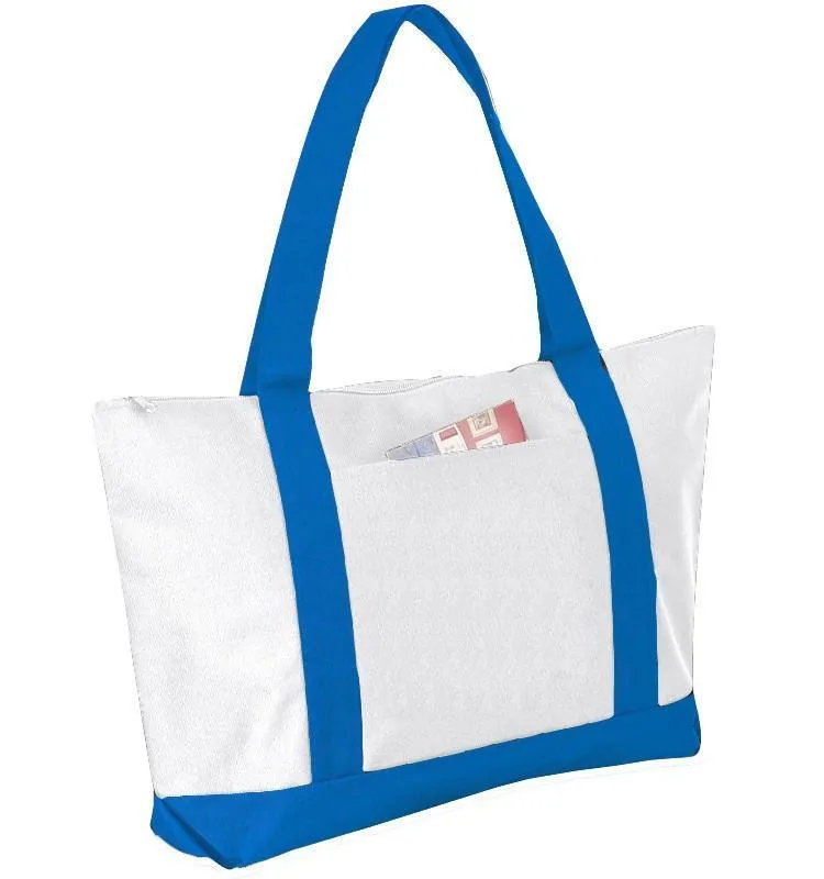 Polyester Beach Tote Bags with Zipper