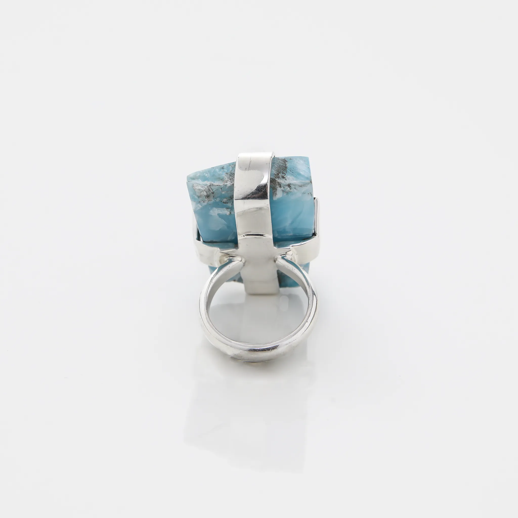 Raw Larimar Ring Charlotte