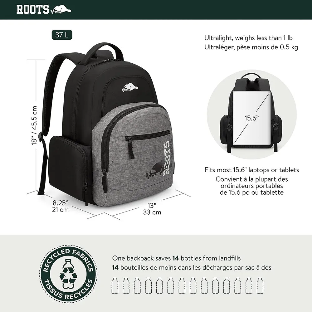 Roots Iconic Lighweight Laptop Kids Backpack