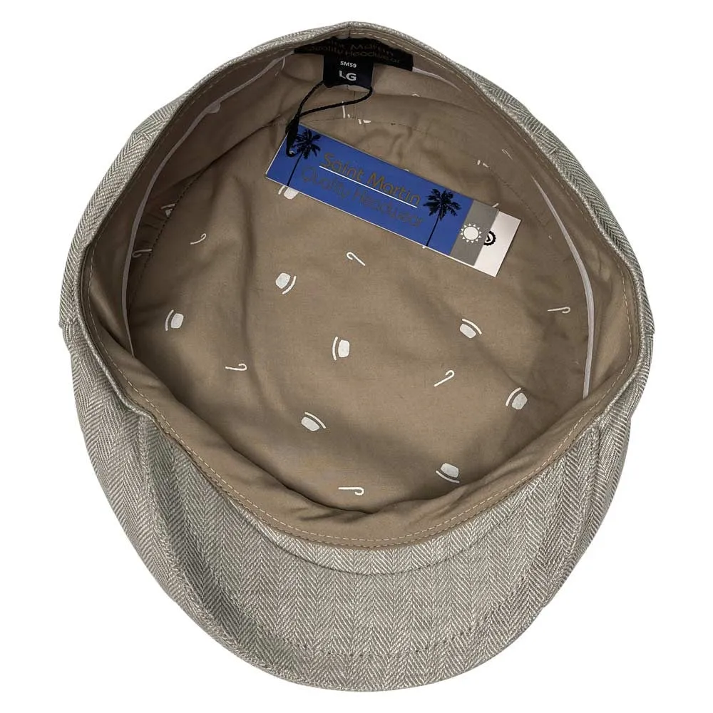 Saint Martin – “Standard” Beige Flat Cap