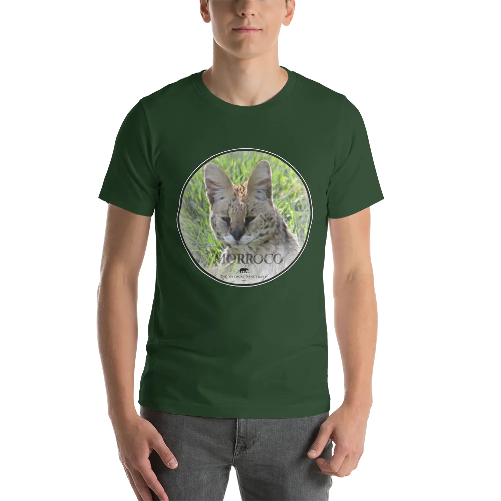 Serval Morrocco Short-Sleeve Unisex T-Shirt