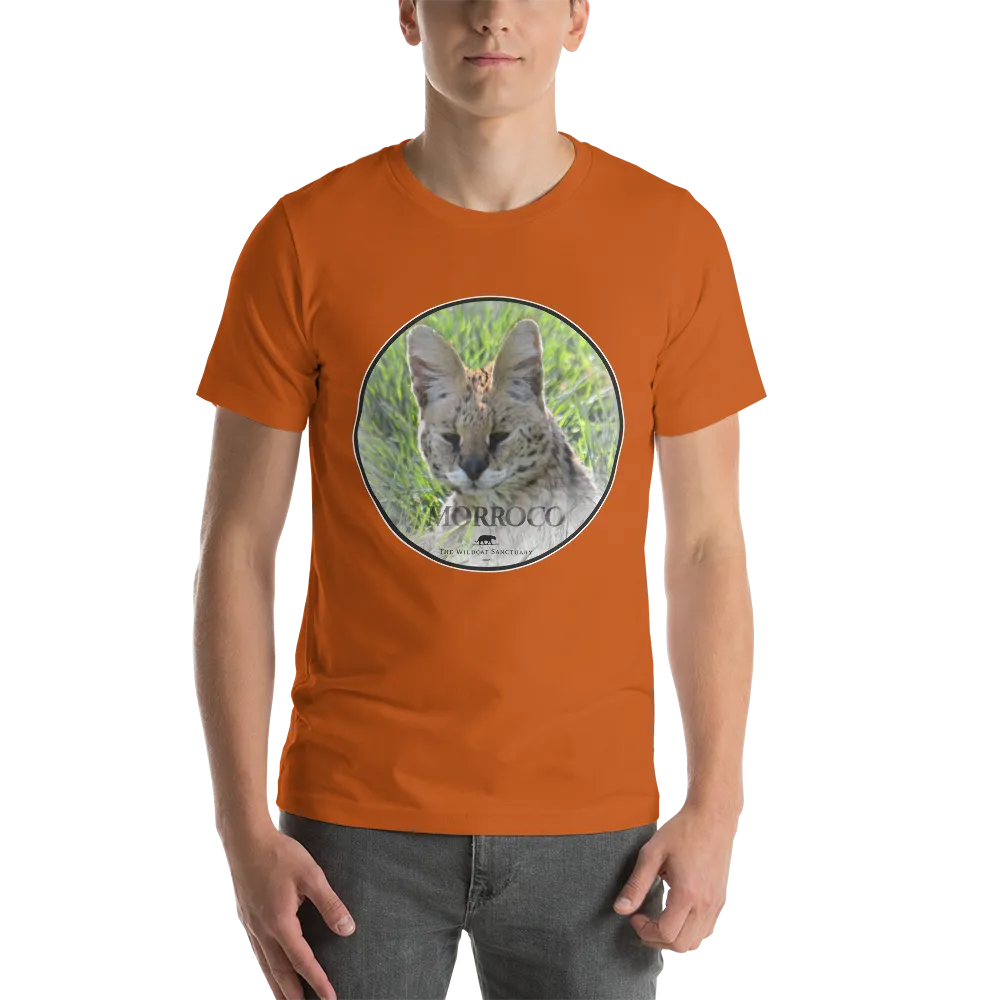 Serval Morrocco Short-Sleeve Unisex T-Shirt