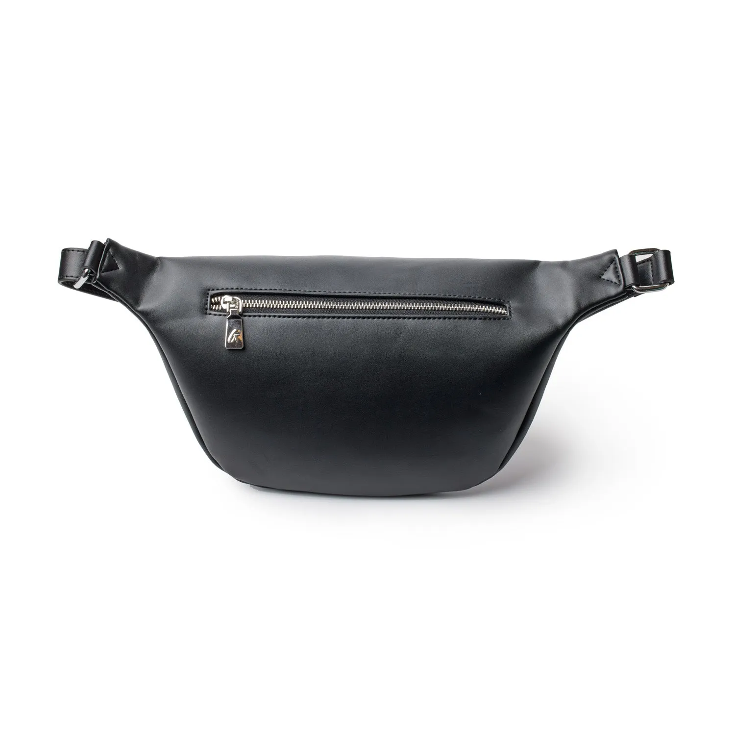 SIGNATURE LOGO FANNY PACK BLACK