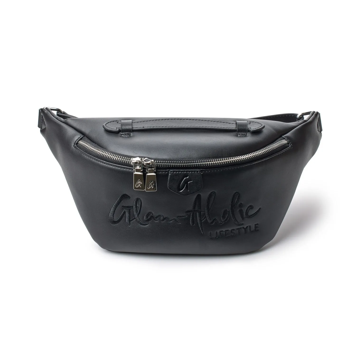 SIGNATURE LOGO FANNY PACK BLACK