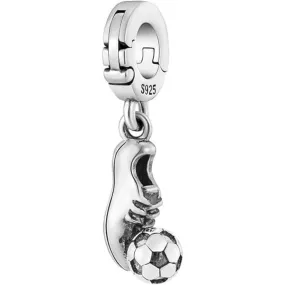 Soccer Ball Cleats Bead Charm