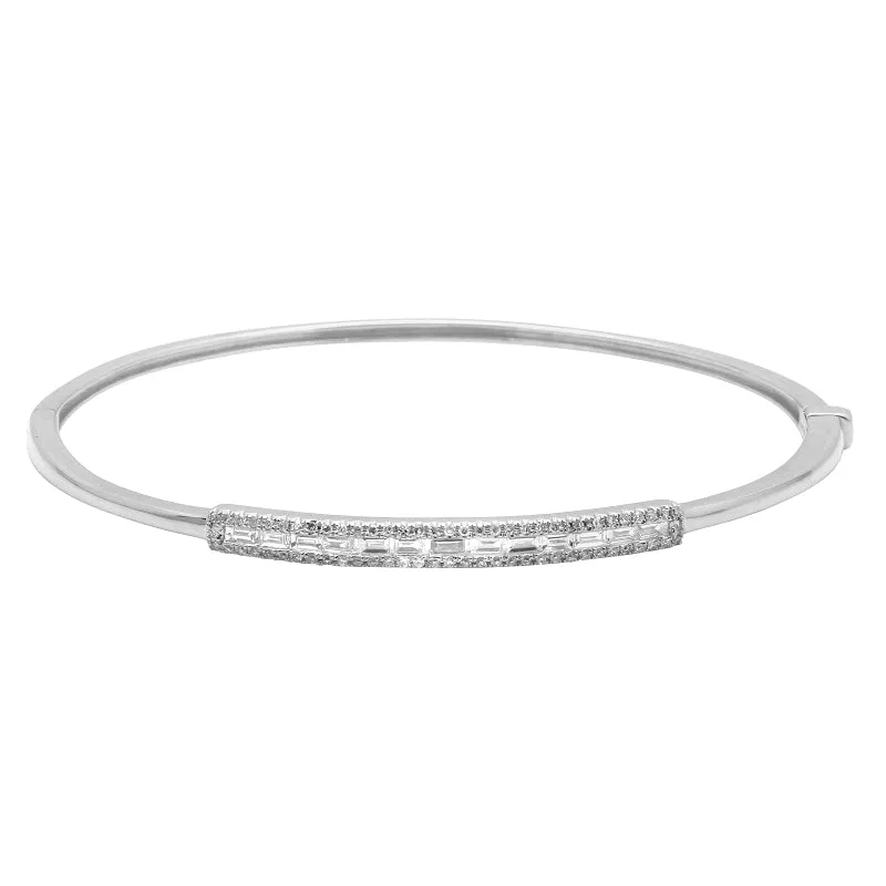 SOHO BAGUETTE DIAMOND BANGLE