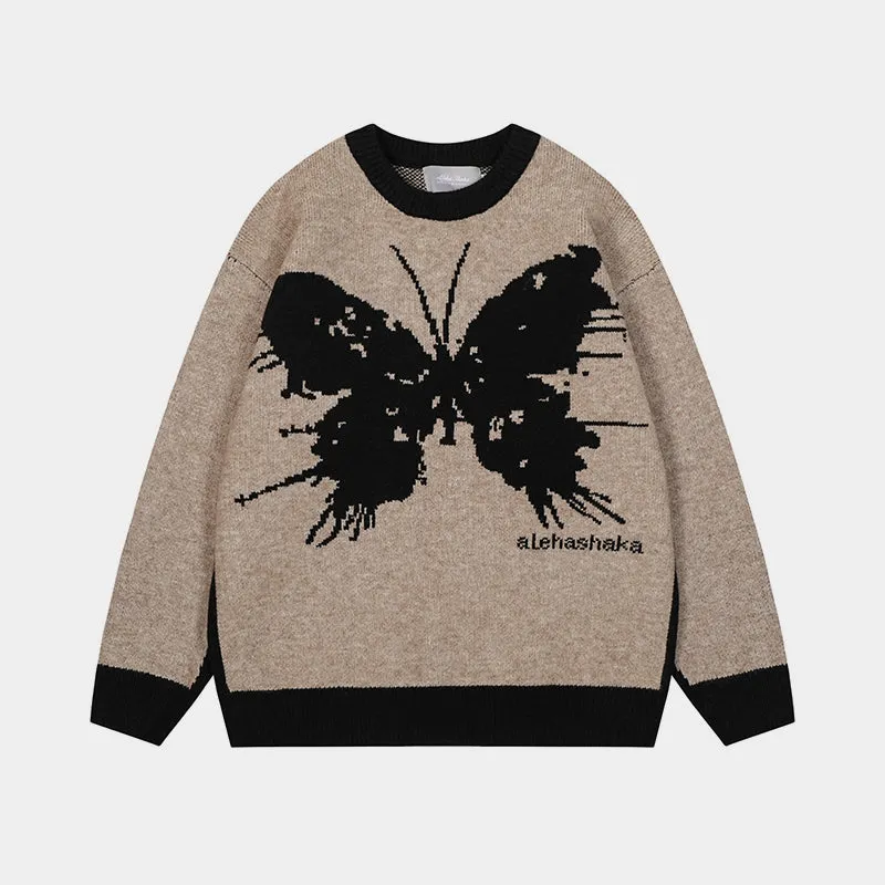 Splattered Wings | Urban Butterfly Sweater