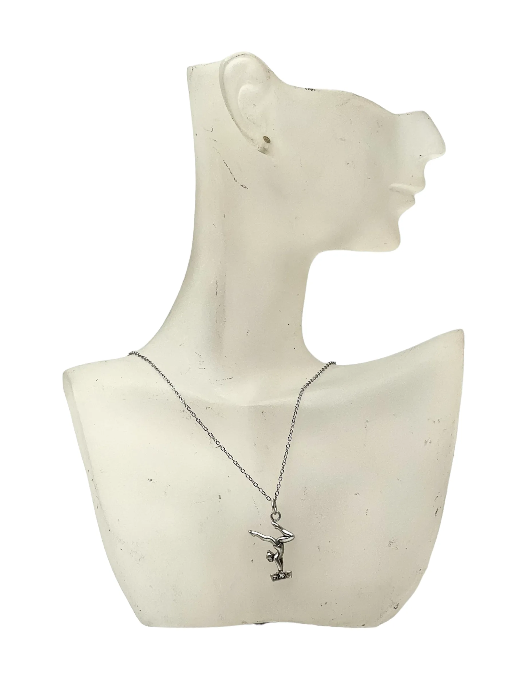 Sports Charm Gymnastics Necklace