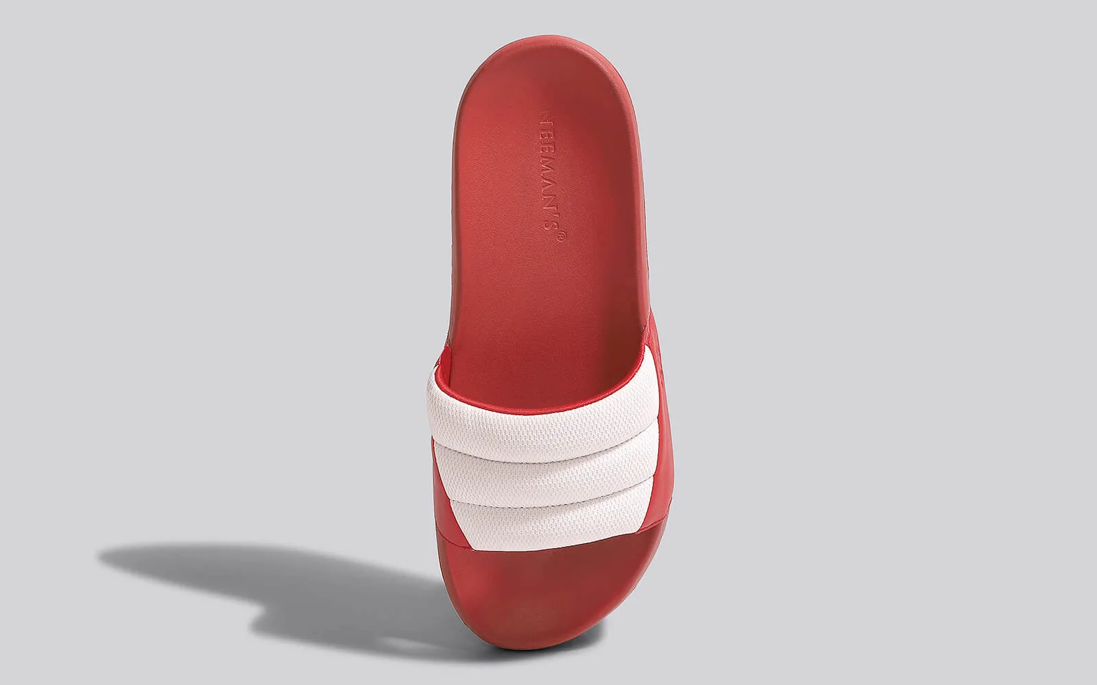 Squooshy Slides for Men : Red-White