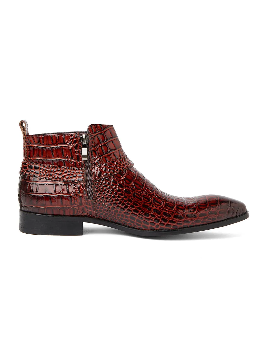 The Alligator Boot - Brown