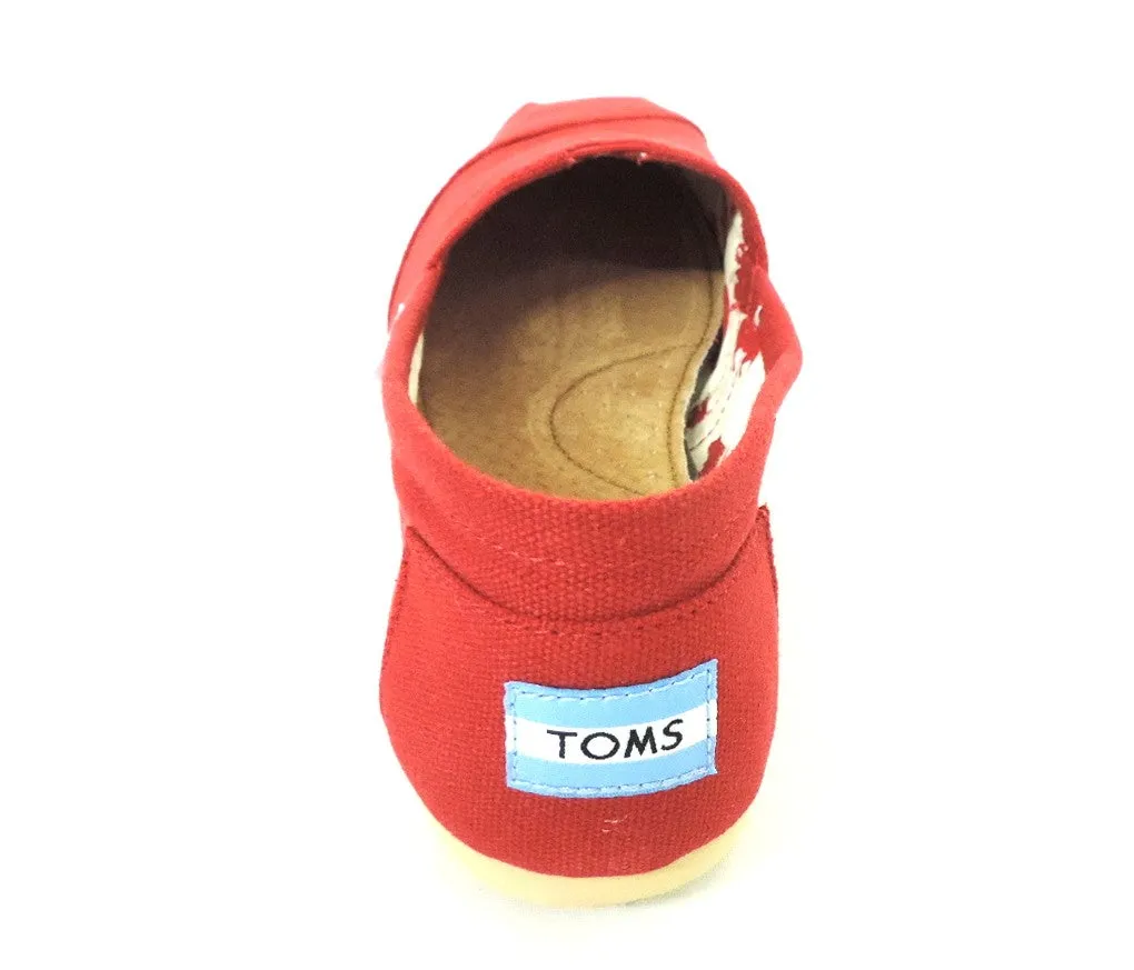 Toms women's- Red Canvas Classics