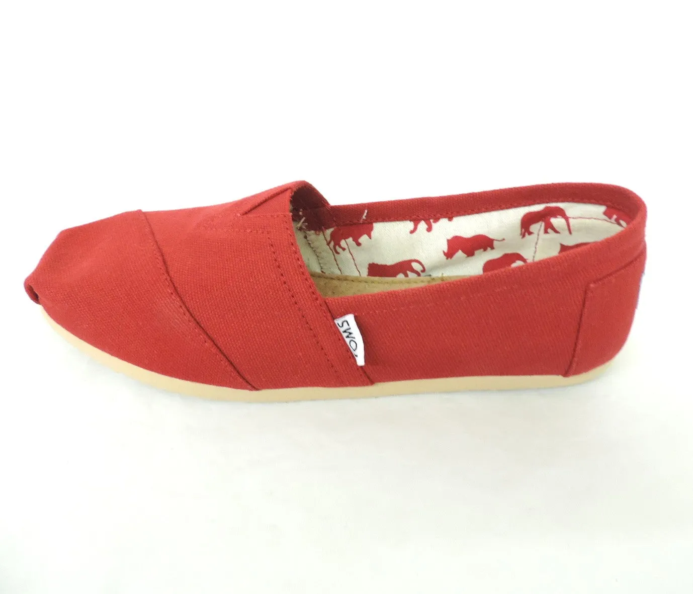 Toms women's- Red Canvas Classics