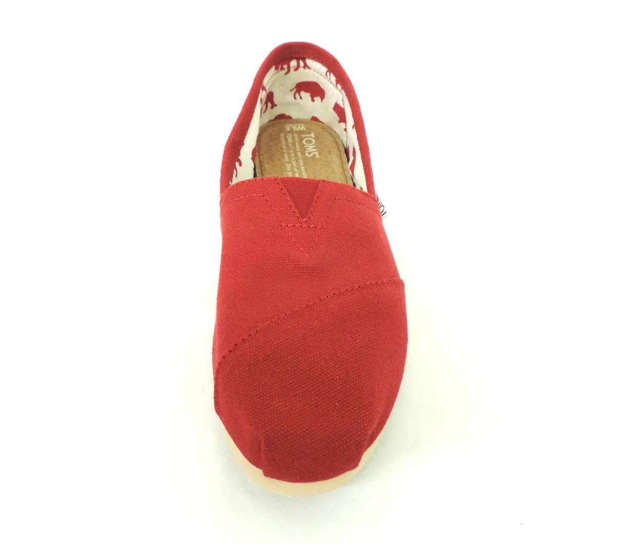 Toms women's- Red Canvas Classics