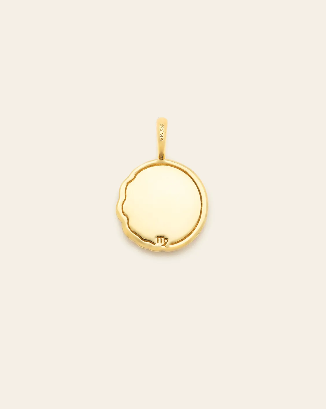 Virgo Medallion - Gold Vermeil