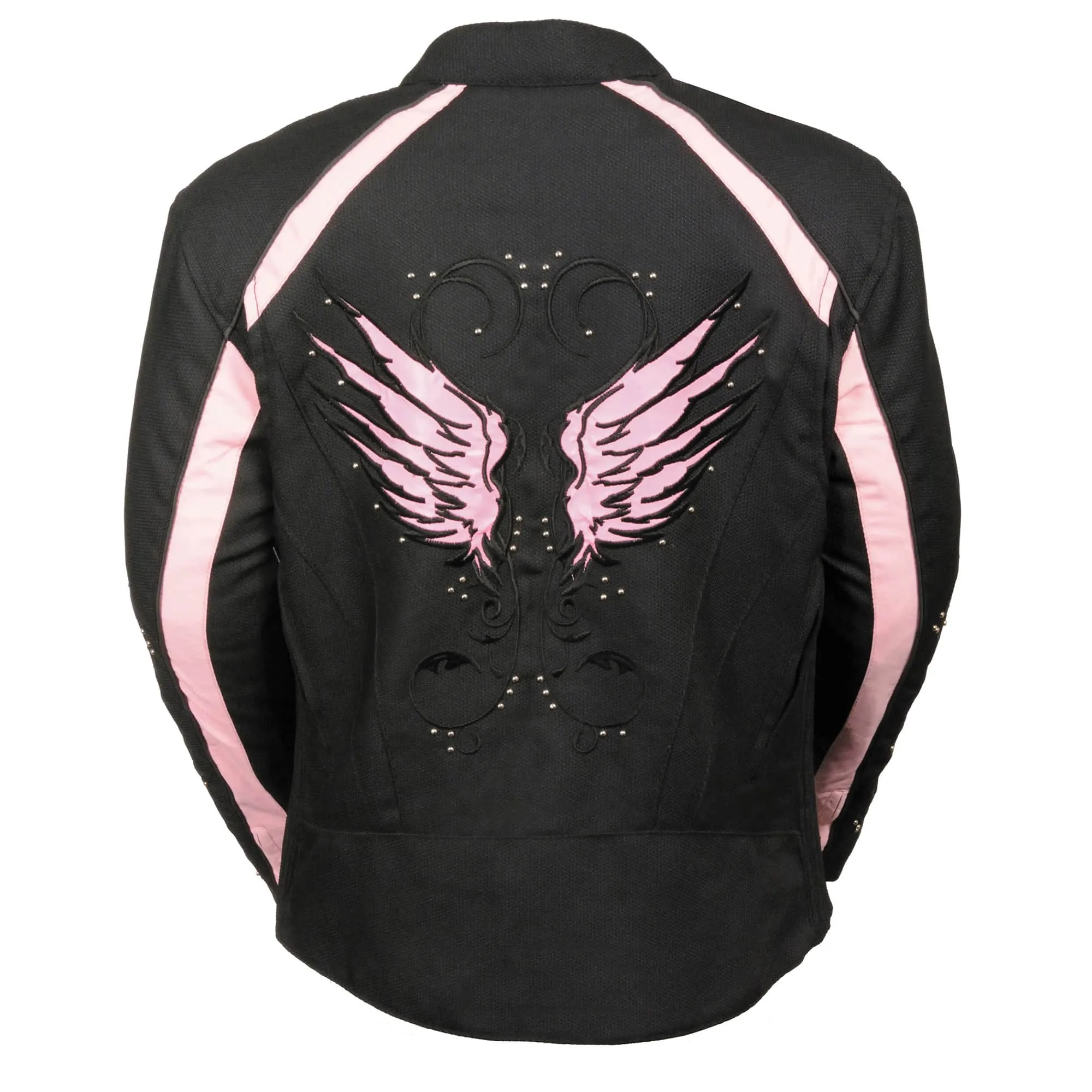 Women’s Textile Jacket w/ Stud & Wings Detailing